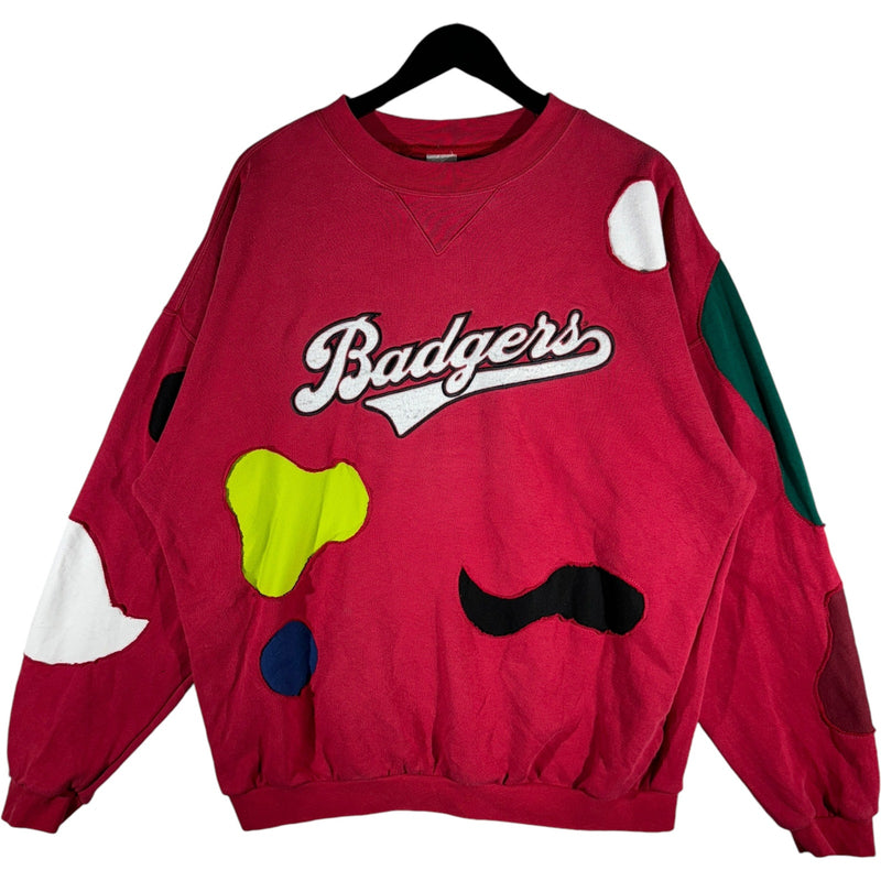 Vintage Reworked University Of Wisconsin Badgers Crewneck