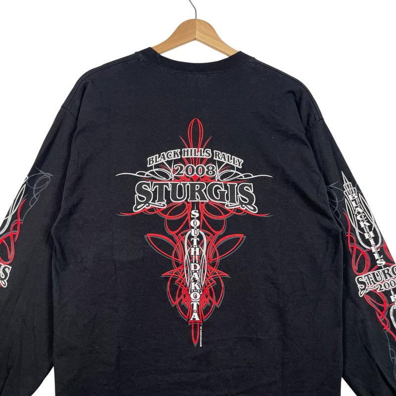 Vintage Black Hills Rally Sturgis Long Sleeve 2008 L