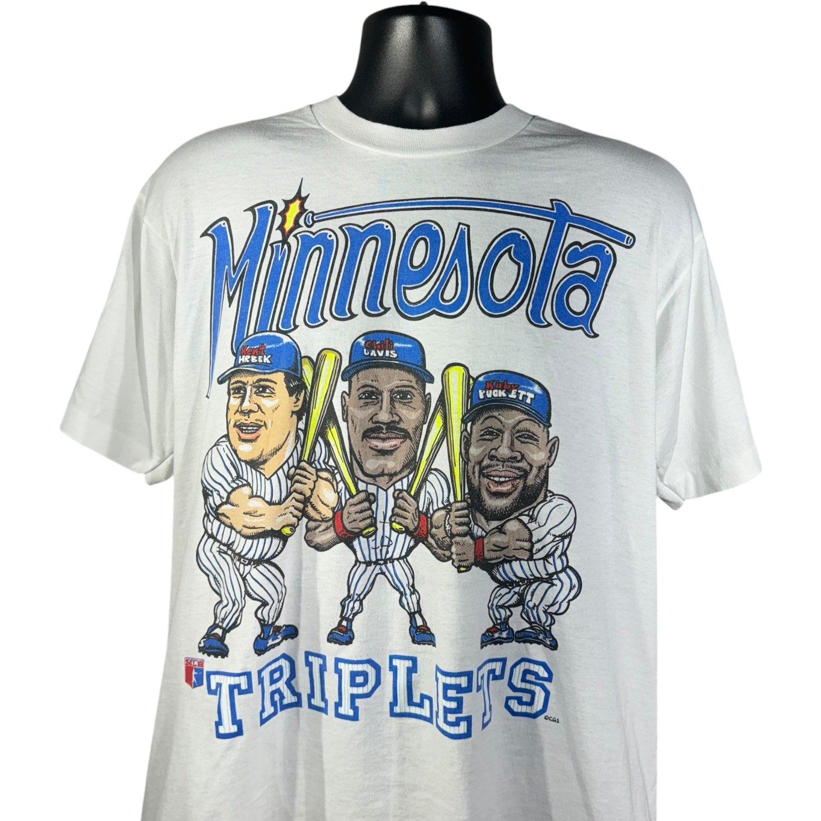 Vintage Minnesota Twins "Triplets" Caricature Tee 90s