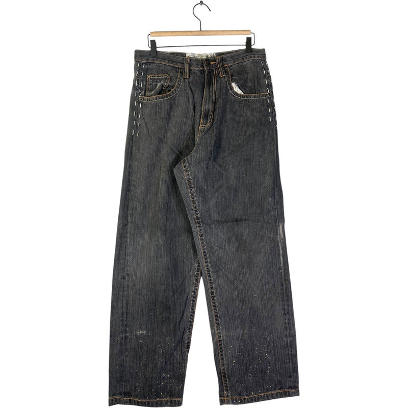 Vintage Marq Seventy Five Straight Leg Utility Denim Jeans 34