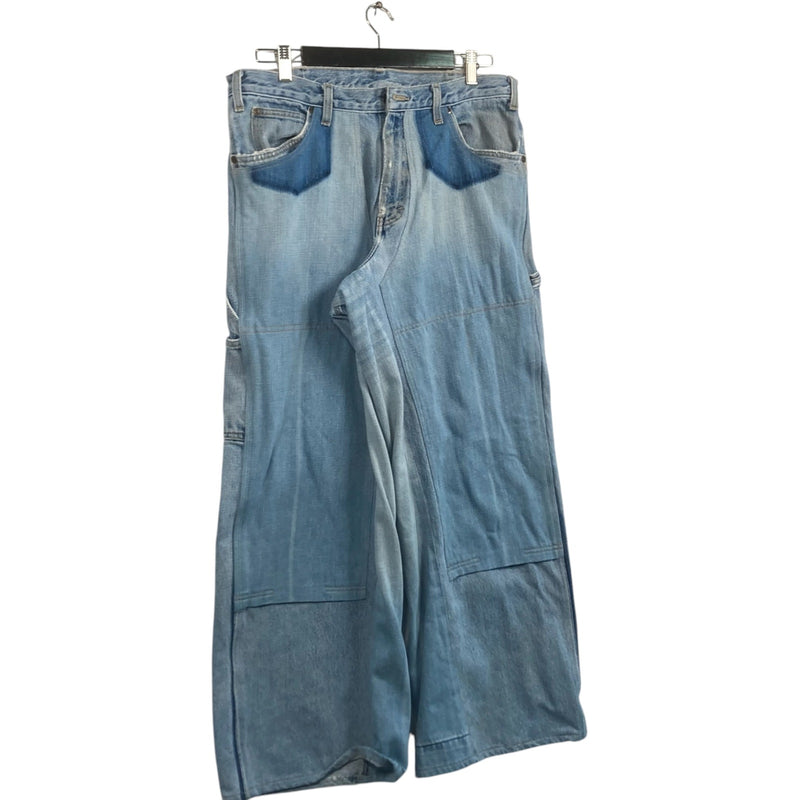Vintage Cut & Sew Dickies Denim Carpenter Pants 34 x 30