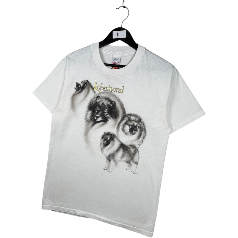 Vintage Keeshond Dog Breed Graphic T-Shirt