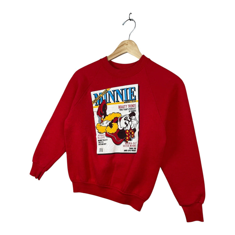 Vintage Mickey & Co Minnie Mouse Magazine Women's Crewneck