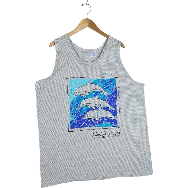 Vintage Florida Keys Dolphins Tank Top