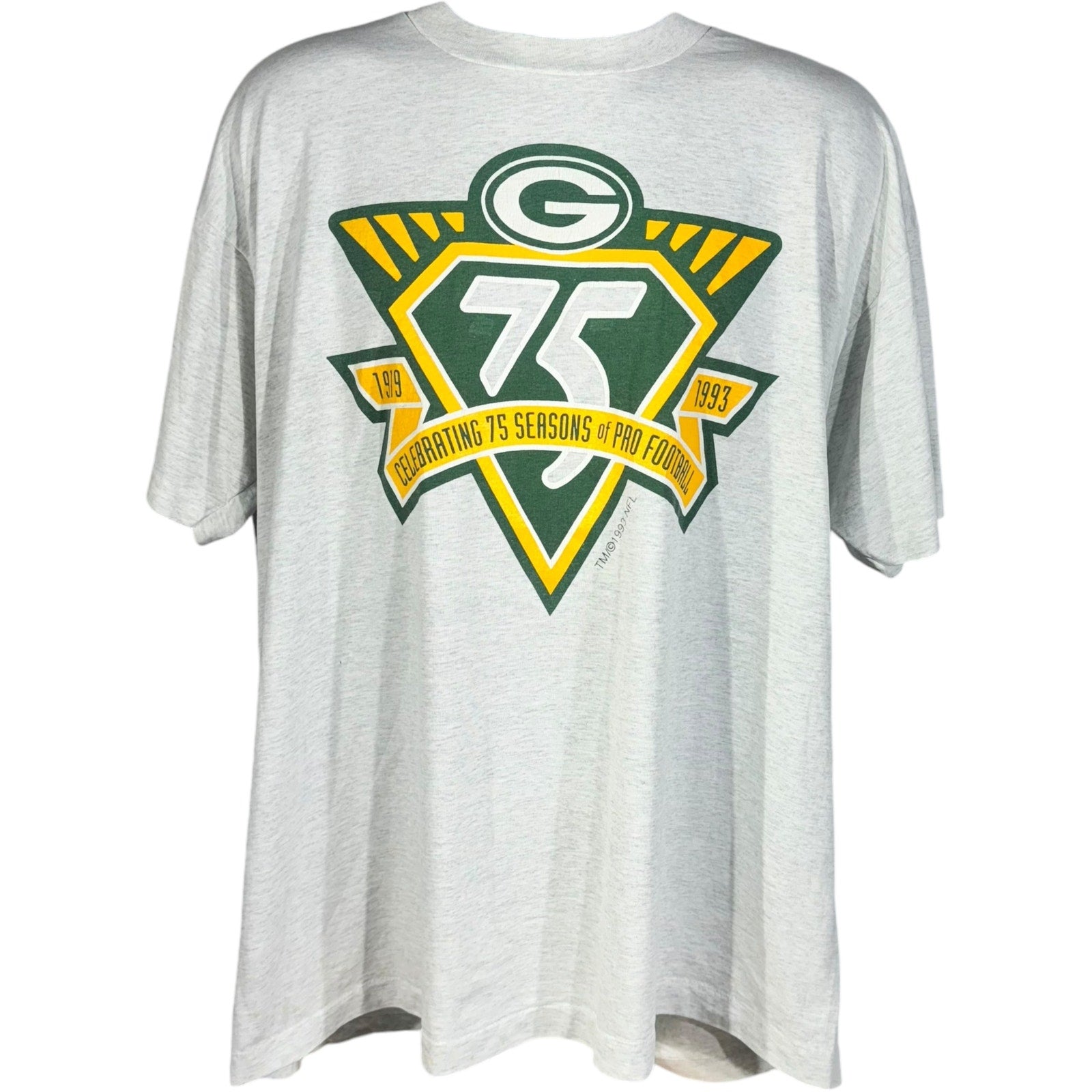 Vintage Green Bay Packers 75th Anniversary NFL Tee