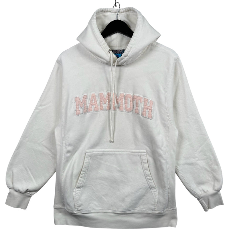 Vintage Mammoth University Chest Spellout Hoodie