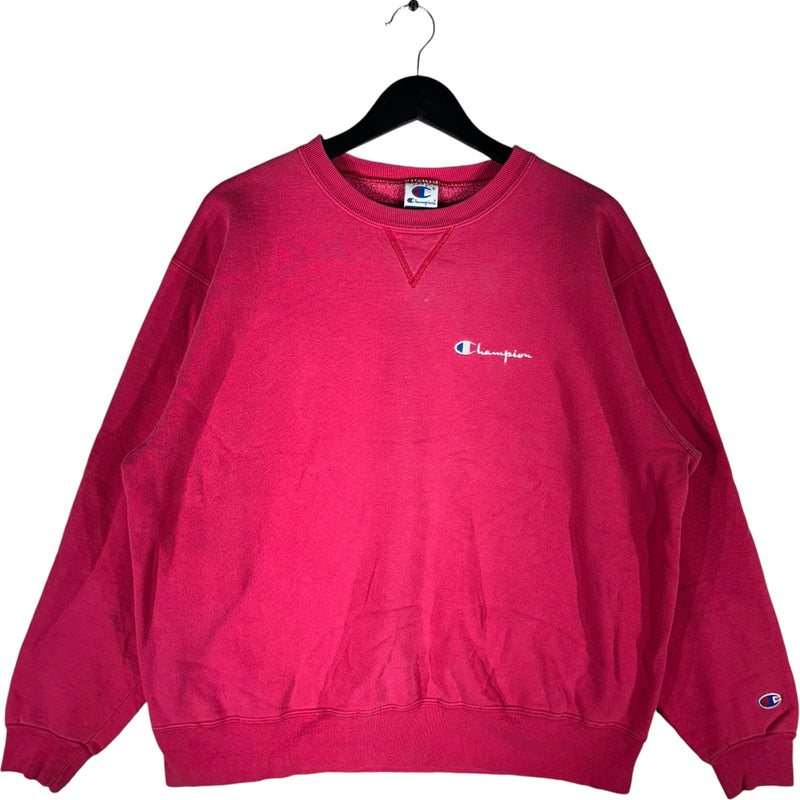 Vintage Champion Mini Logo Spellout Crewneck 90's