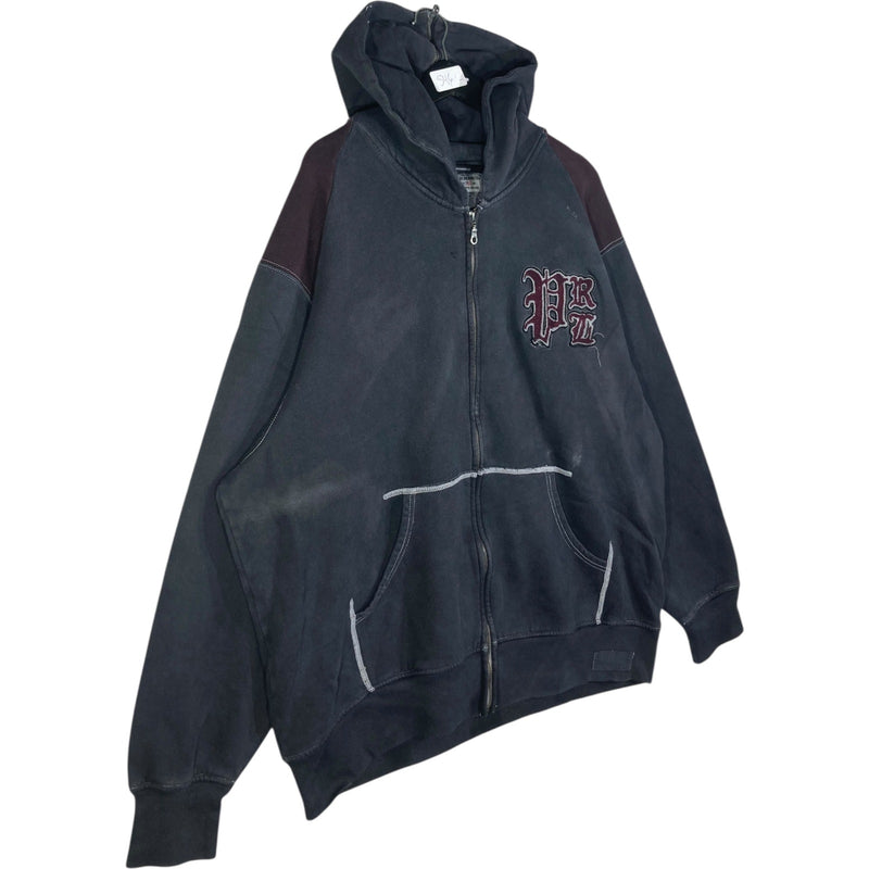 Vintage Polo Ralph Lauren Gothic Logo Full Zip Hoodie