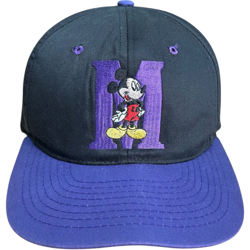 Vintage Mickey Unlimited Mickey Mouse Big M Snapback Hat