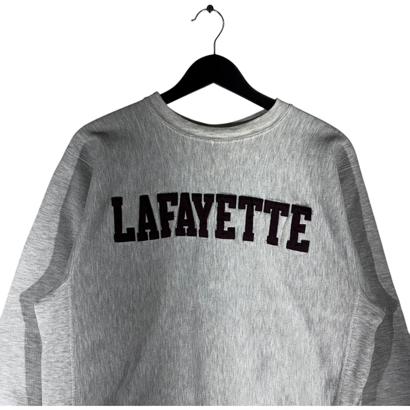 Vintage Champion Reverse Weave Lafayette University Crewneck