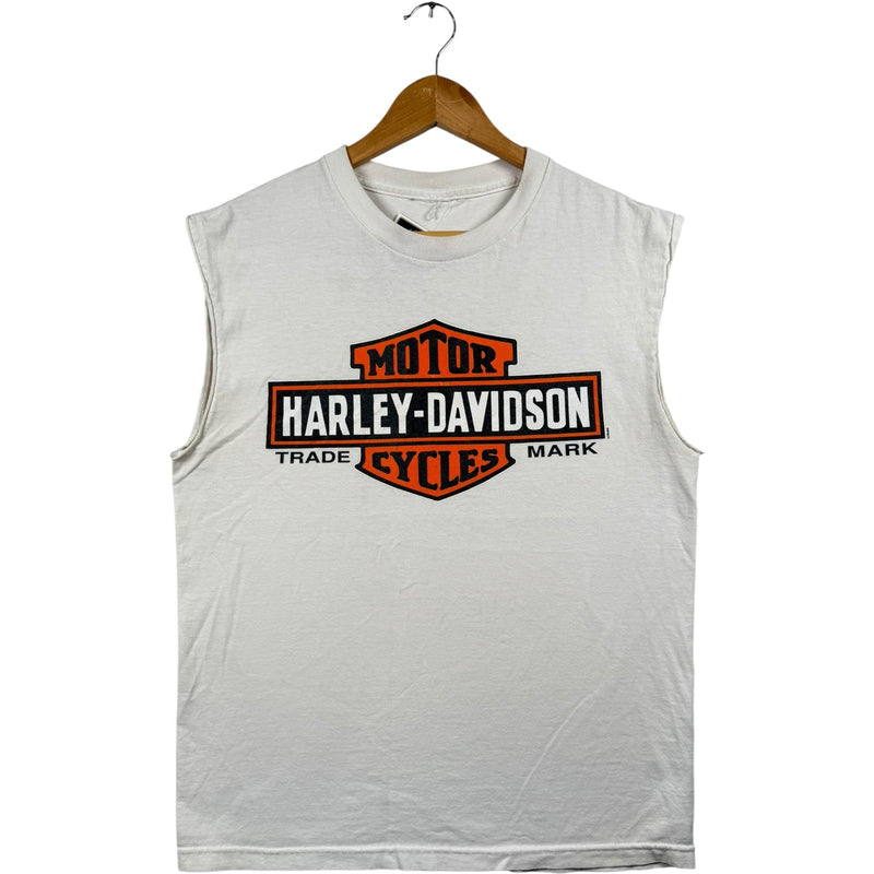 Vintage Harley-Davidson Morgantown WV Skull Muscle Tee Tank Top