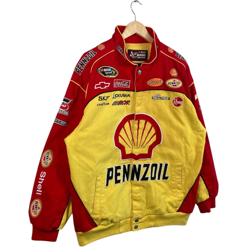 Vintage Pennzoil Patches Racing NASCAR Bomber Jacket