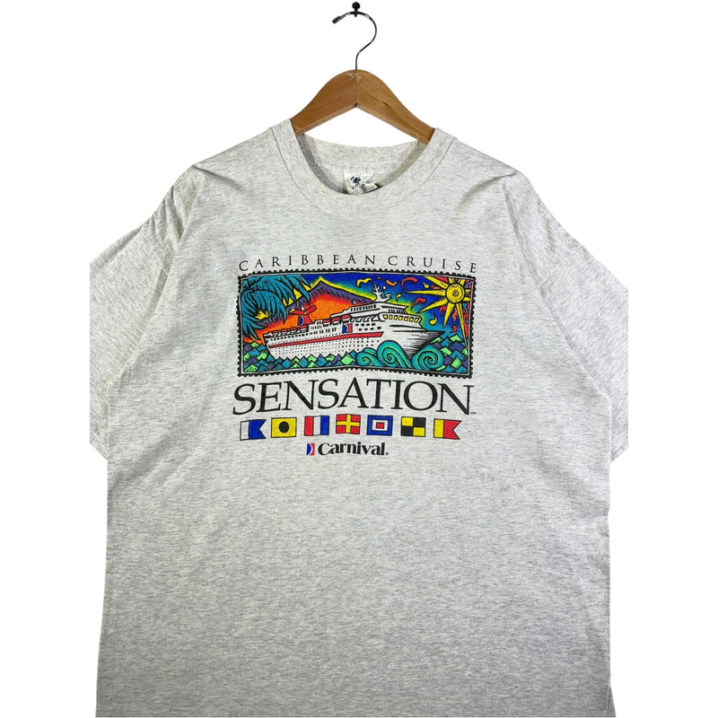 Vintage Caribbean Cruise Carnival Sensation T-Shirt