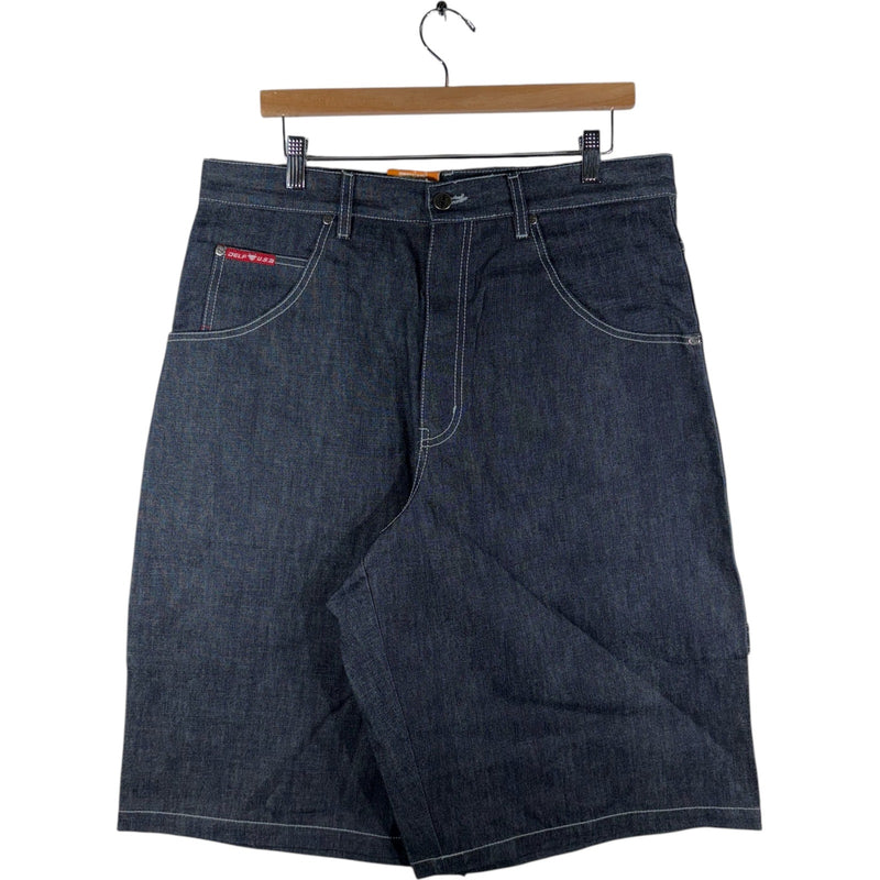 Vintage Delf USA Baggy Denim Shorts 36x14 NWT