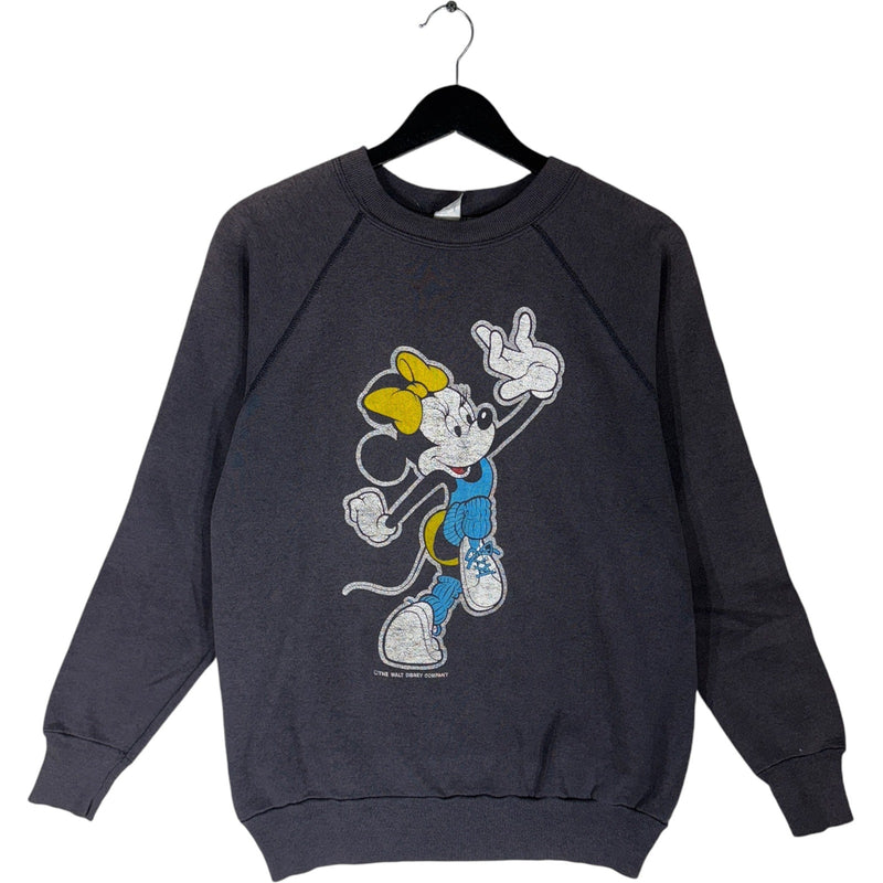 Vintage Disney Minnie Mouse Raglan Crewneck 80s