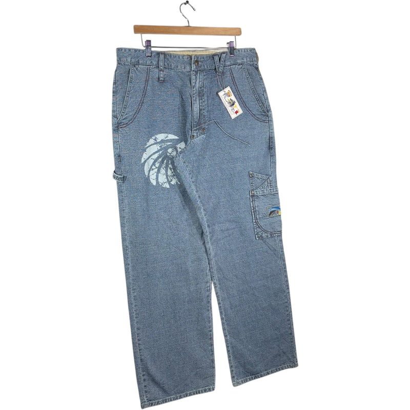 Y2K Mecca Straight Leg Carpenter Denim Pants NWT Size 36