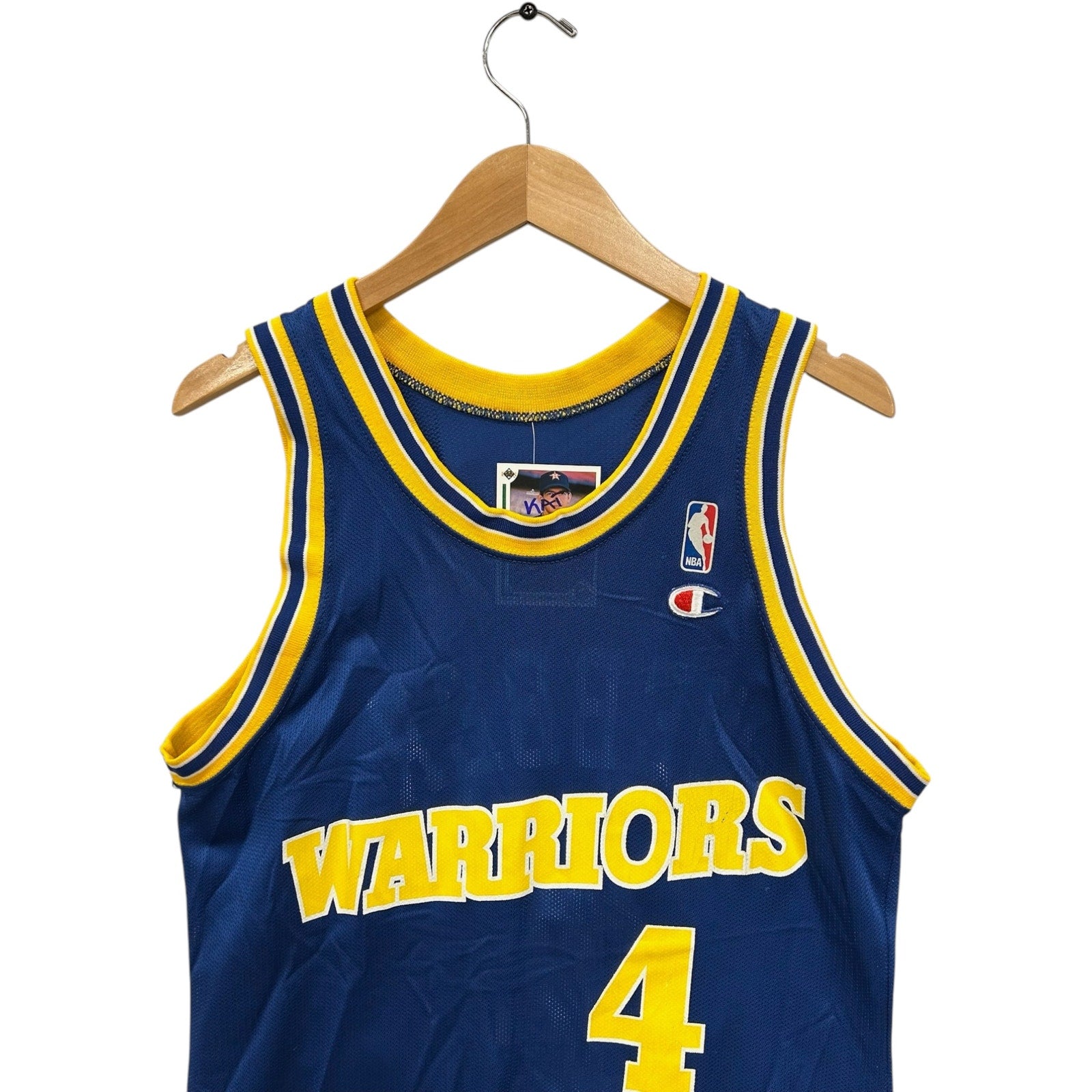 Vintage Golden State Warriors #4 Chris Webber NBA Jersey