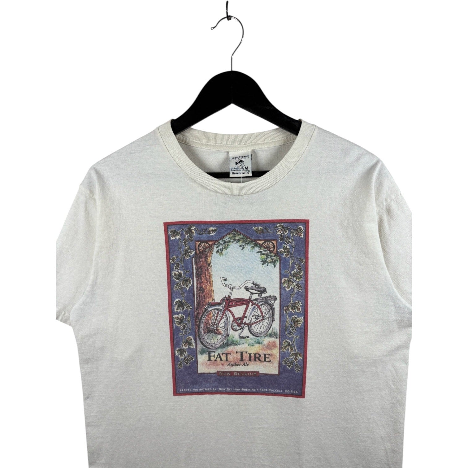 Vintage Fat Tire Amber Ale New Belgium Brewery T-Shirt