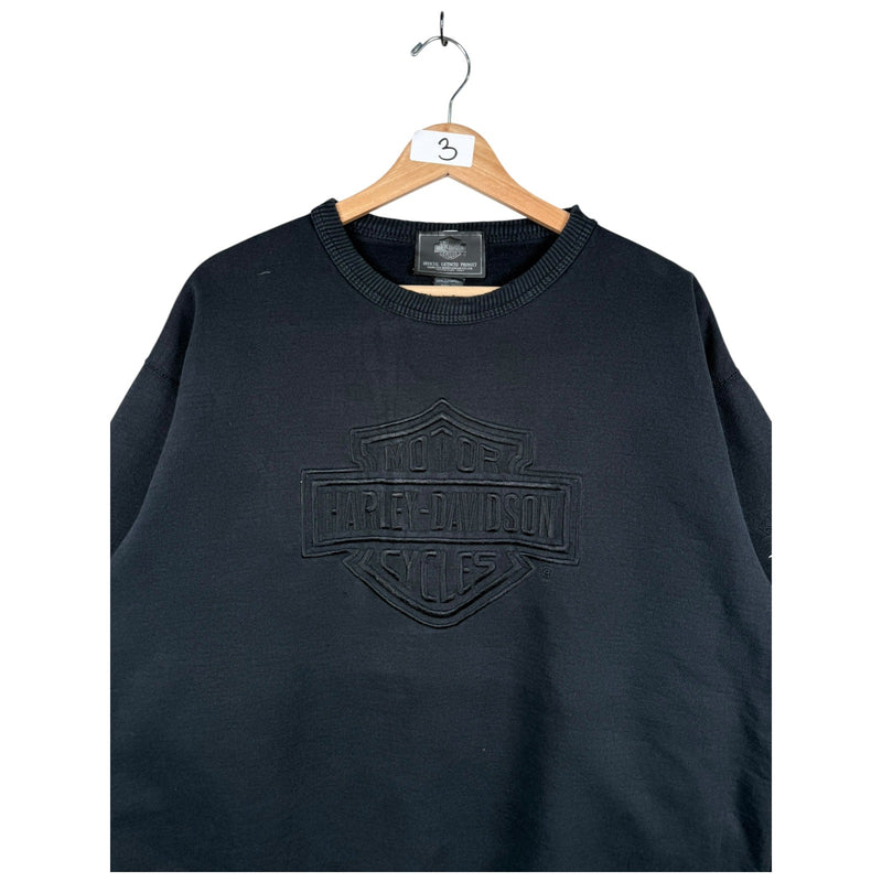 Vintage Harley Davidson Embroidered Crewneck