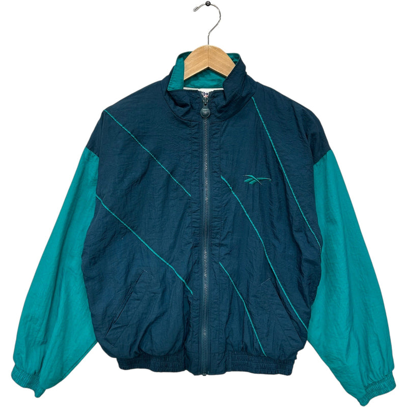 Vintage Reebok Two Tone Full Zip Windbreaker 90s