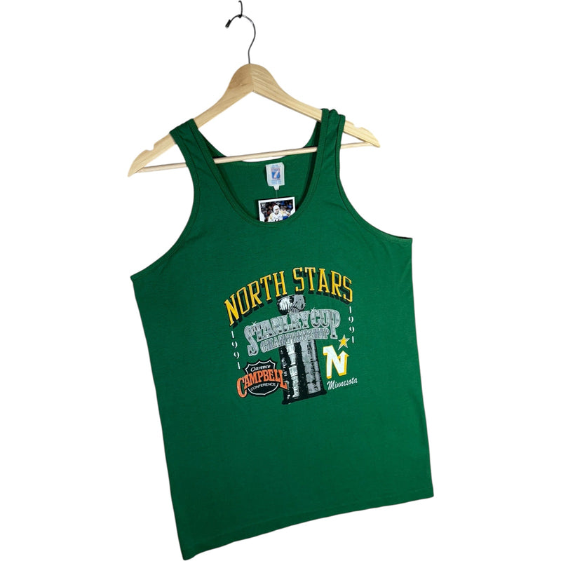 Vintage Minnesota North Stars Stanley Cup NHL Tank Top 1991