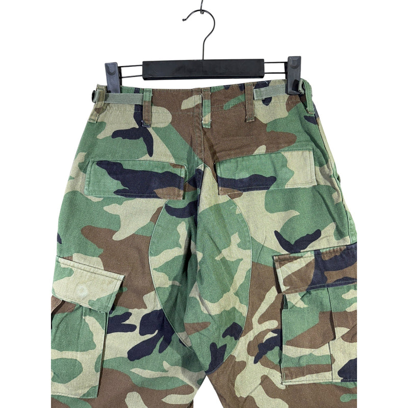 Vintage Cargo Camouflage Utility Shorts