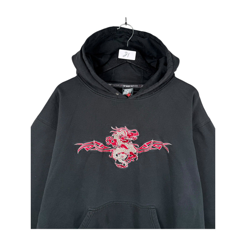 Vintage Red Dragon Tribal Hoodie