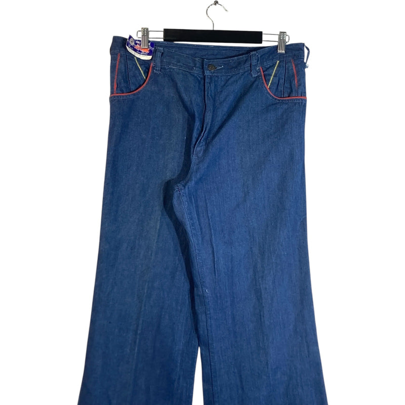 Vintage Flared Denim Jeans 32 x 33