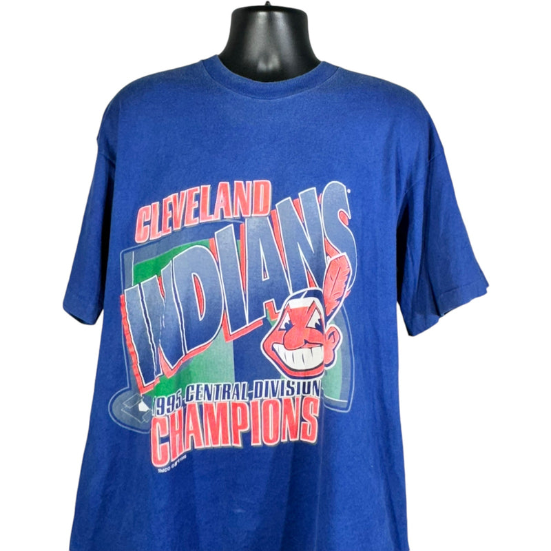 Vintage Cleveland Indians Central Division Champs Tee 1995