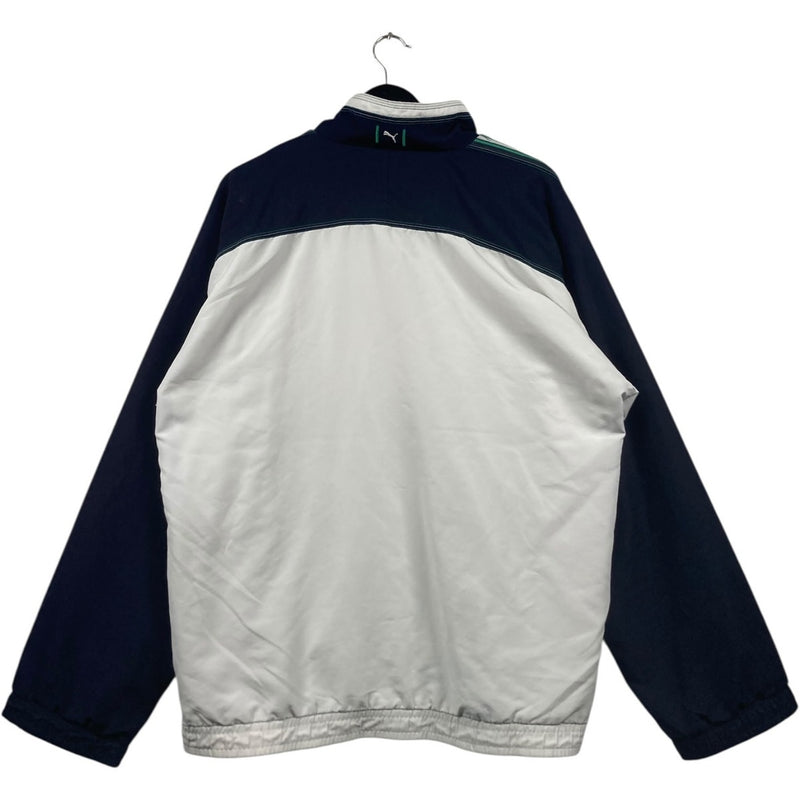 Vintage Puma Retro Striped Colorblock Full Zip Track Jacket