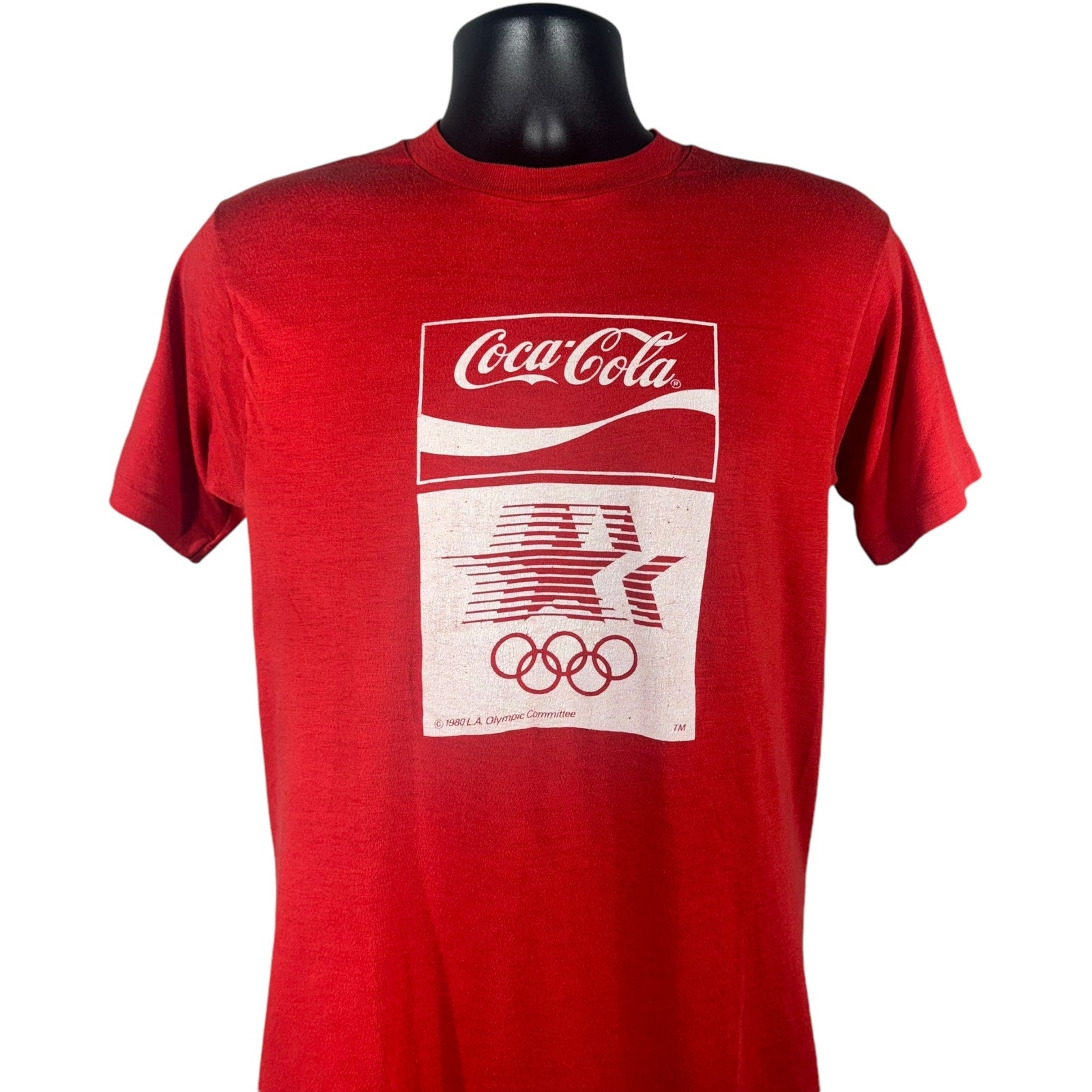 Vintage Coca Cola Olympics Souvenir Tee 1982