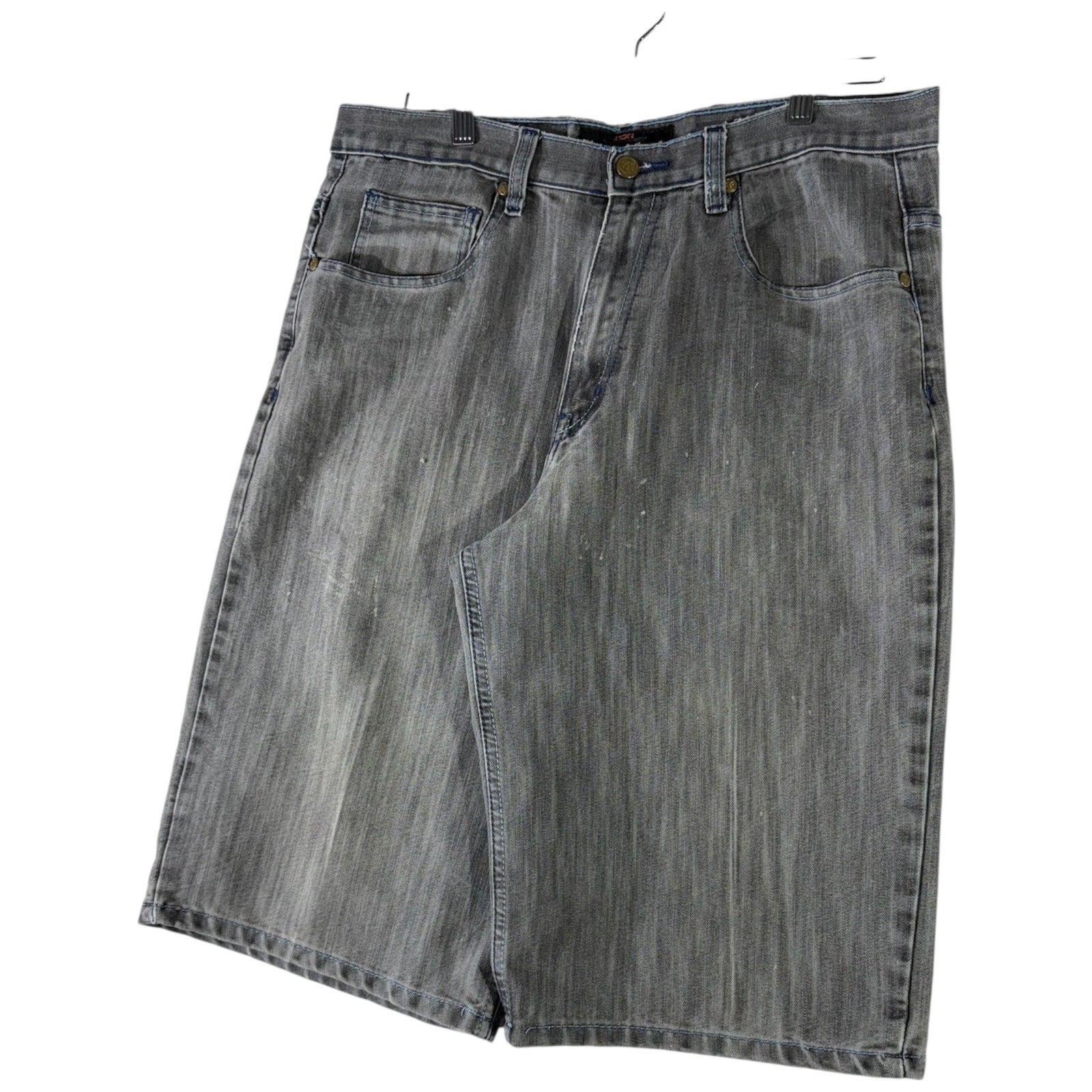 Vintage Barked Bears Wide Leg Denim Shorts 36