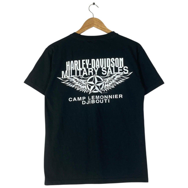 Vintage Harley-Davidson Military Sales Camp Lemonnier Djibouti T-Shirt