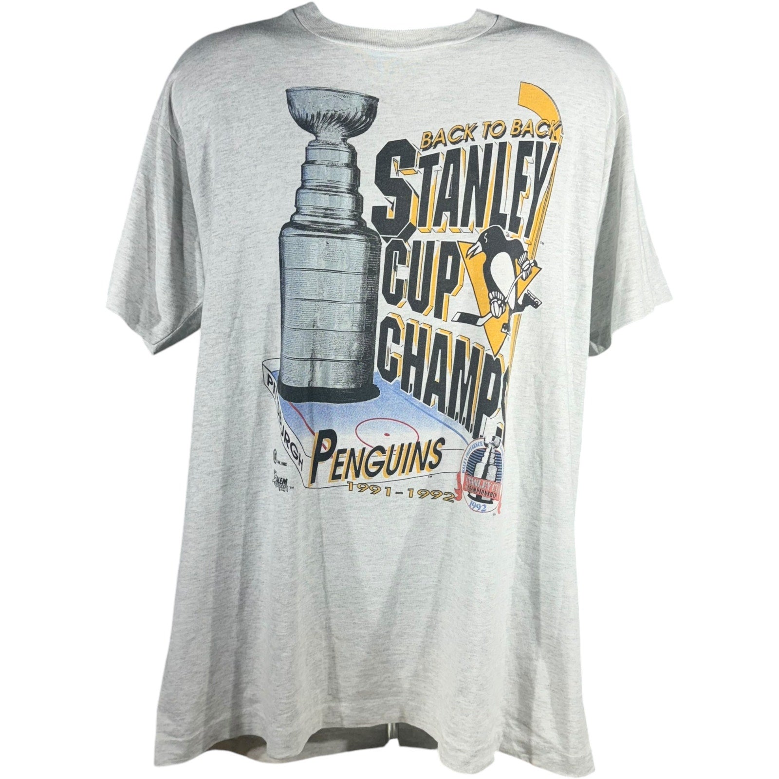 Vintage Pittsburgh Penguins Stanley Cup Champions Tee 90's