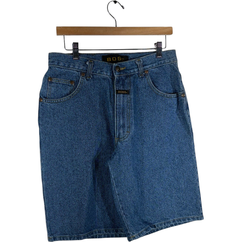 Vintage Boss Baggy Denim Shorts 32x11