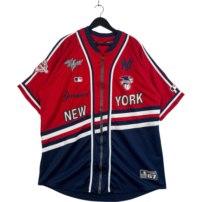 Vintage Willie Esco New York Yankees Full Zip Jersey Tee