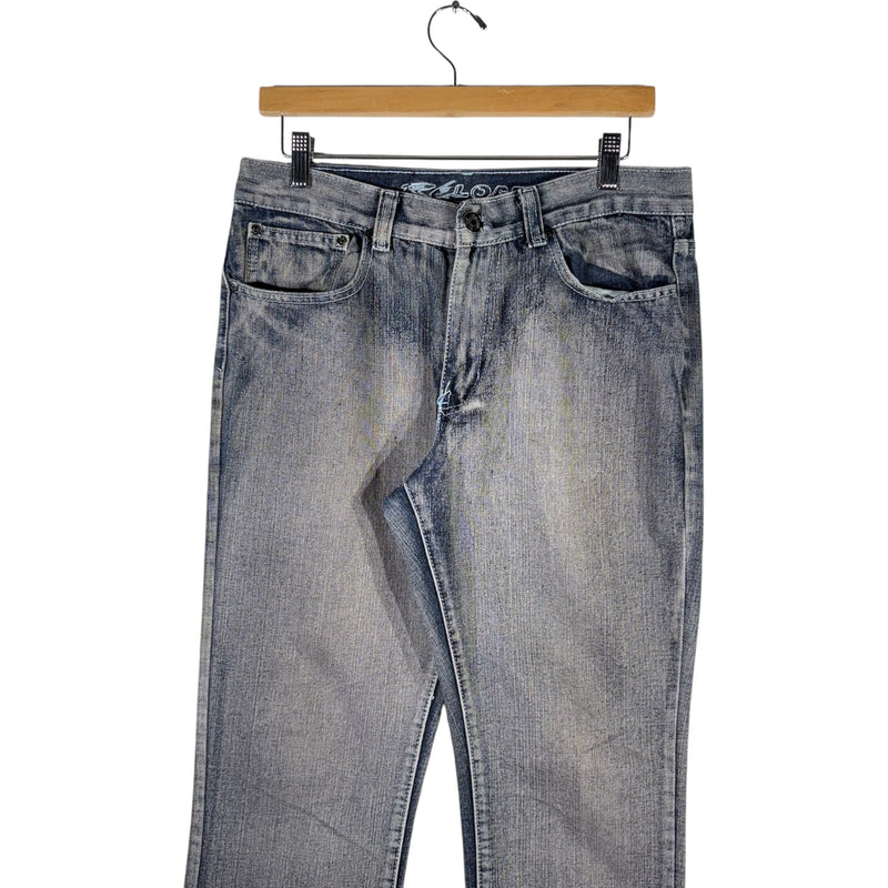 Vintage Light Wash Skinny Denim Jeans 32 x 30