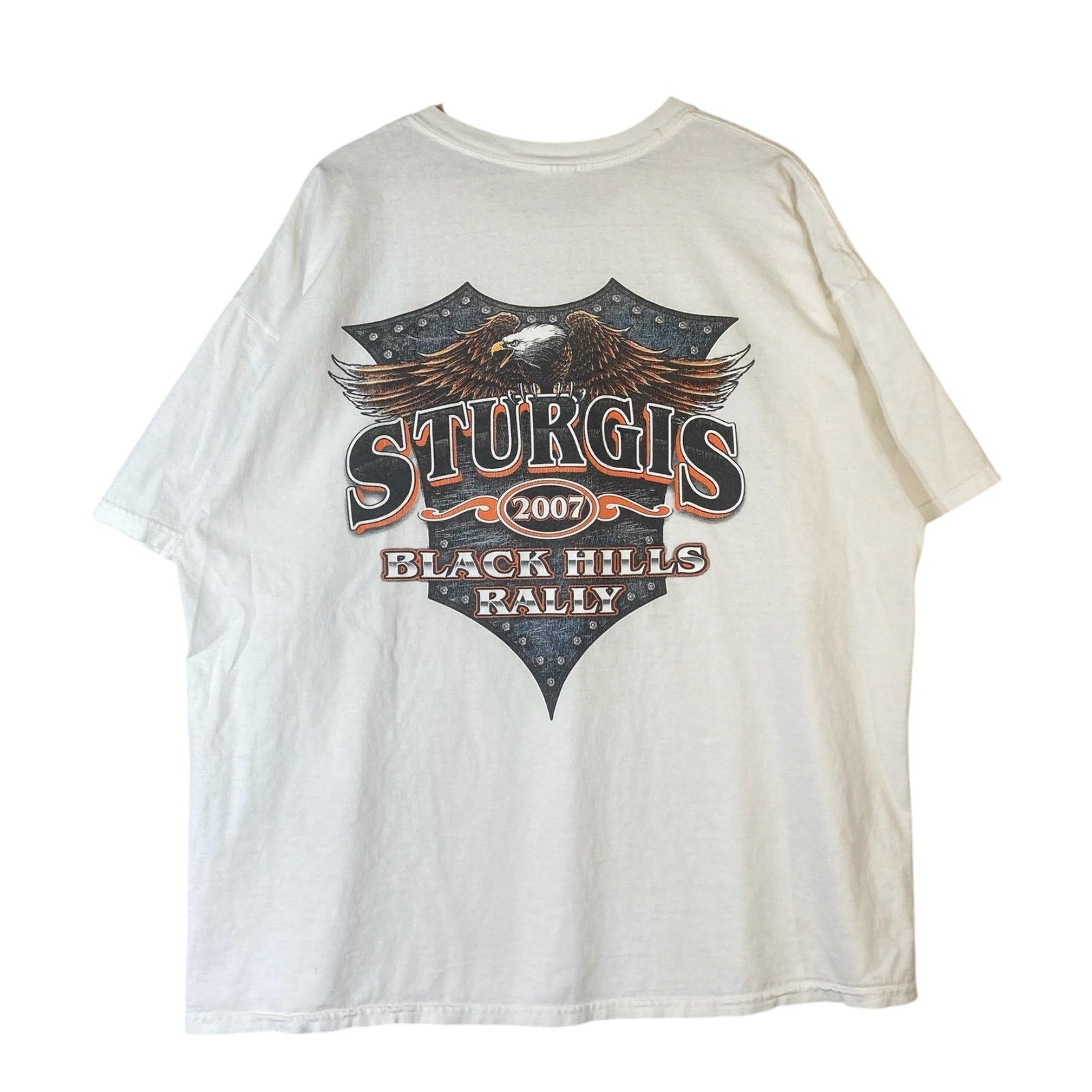 Vintage Sturgis Black Hills Rally Biker Tee 2007