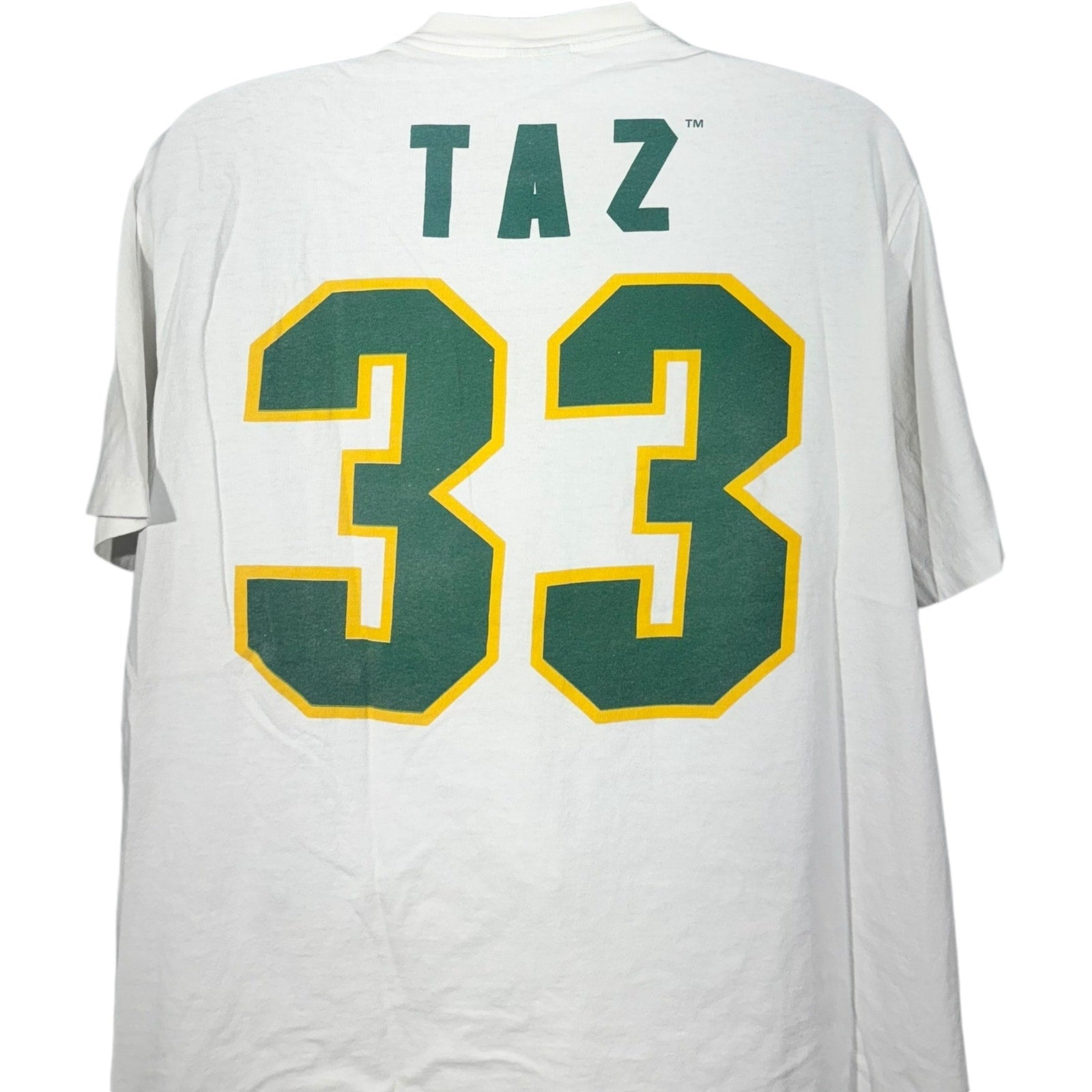 Vintage Oakland Athletics Looney Tunes Taz MLB Tee