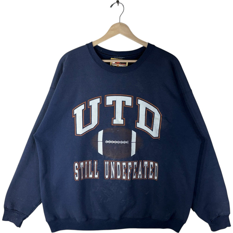 Vintage University Of Texas Dallas Football Logo Crewneck