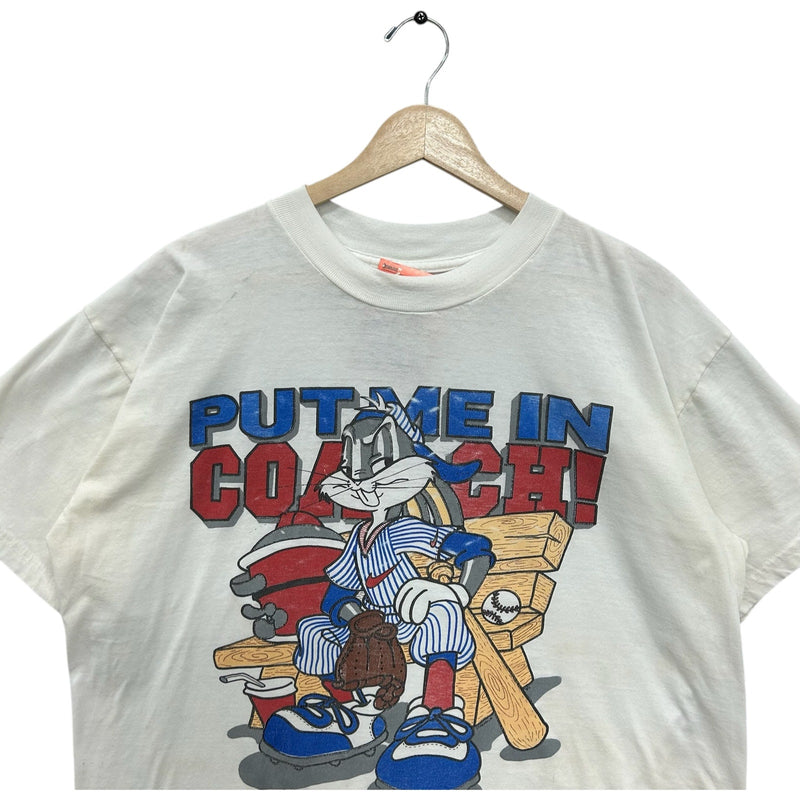 Vintage Looney Tunes Bugs Bunny "Put Me In Coach" Tee