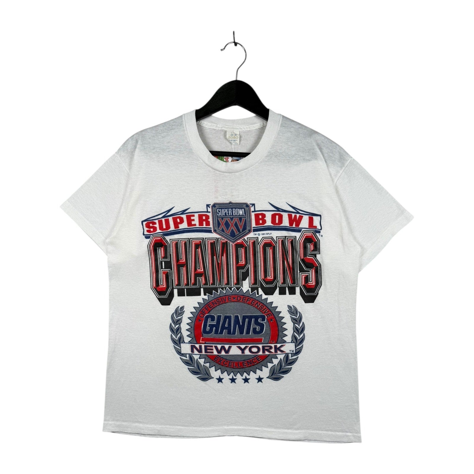 Vintage New York Giants Super Bowl XXV NFL T-Shirt