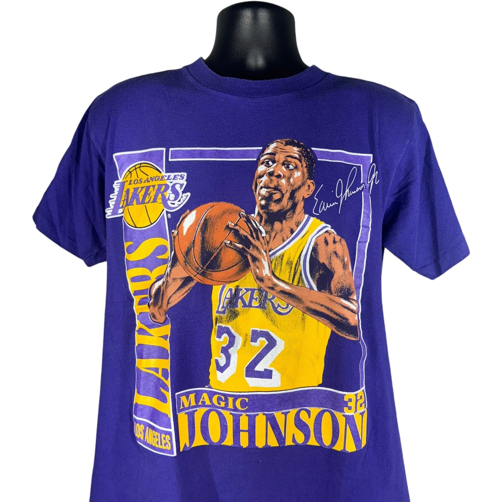 Vintage Magic Johnson Los Angeles Lakers Tee 90s