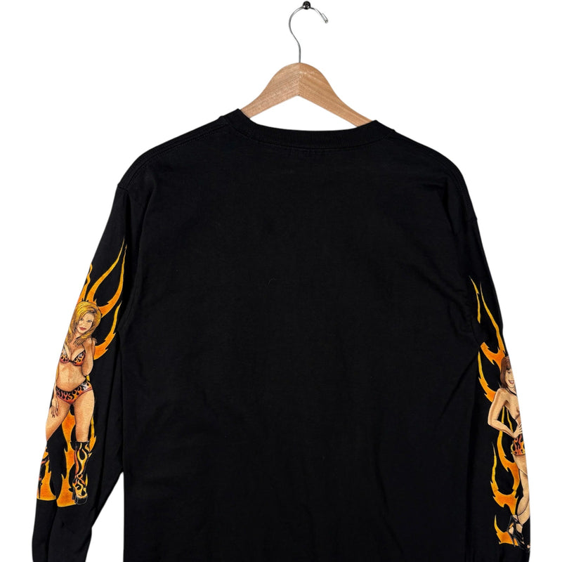 Vintage "Chicks Dig My Rig" Trucker Long Sleeve