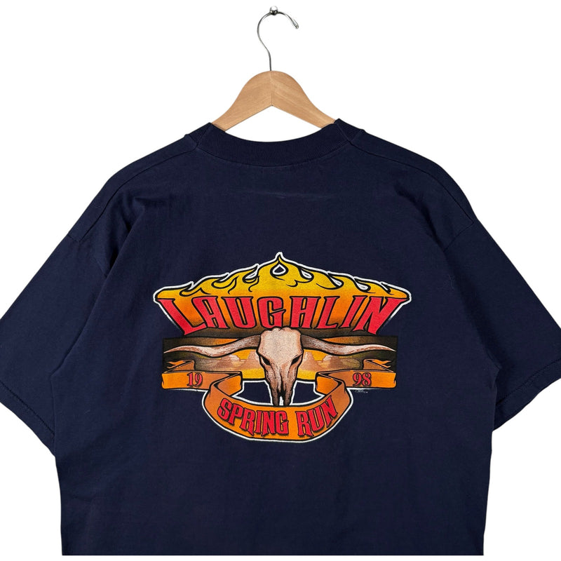 Vintage Laughlin Spring Run Bike Rally Casino 90s Tee