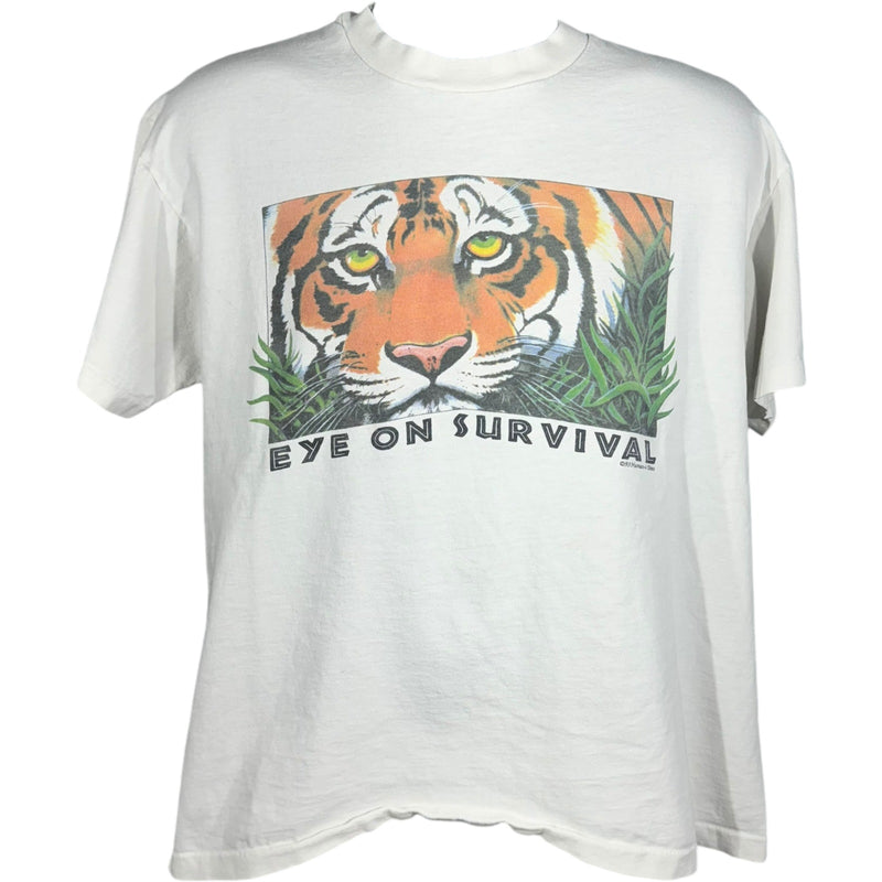 Vintage Eye on Survival Tiger Tee 90's