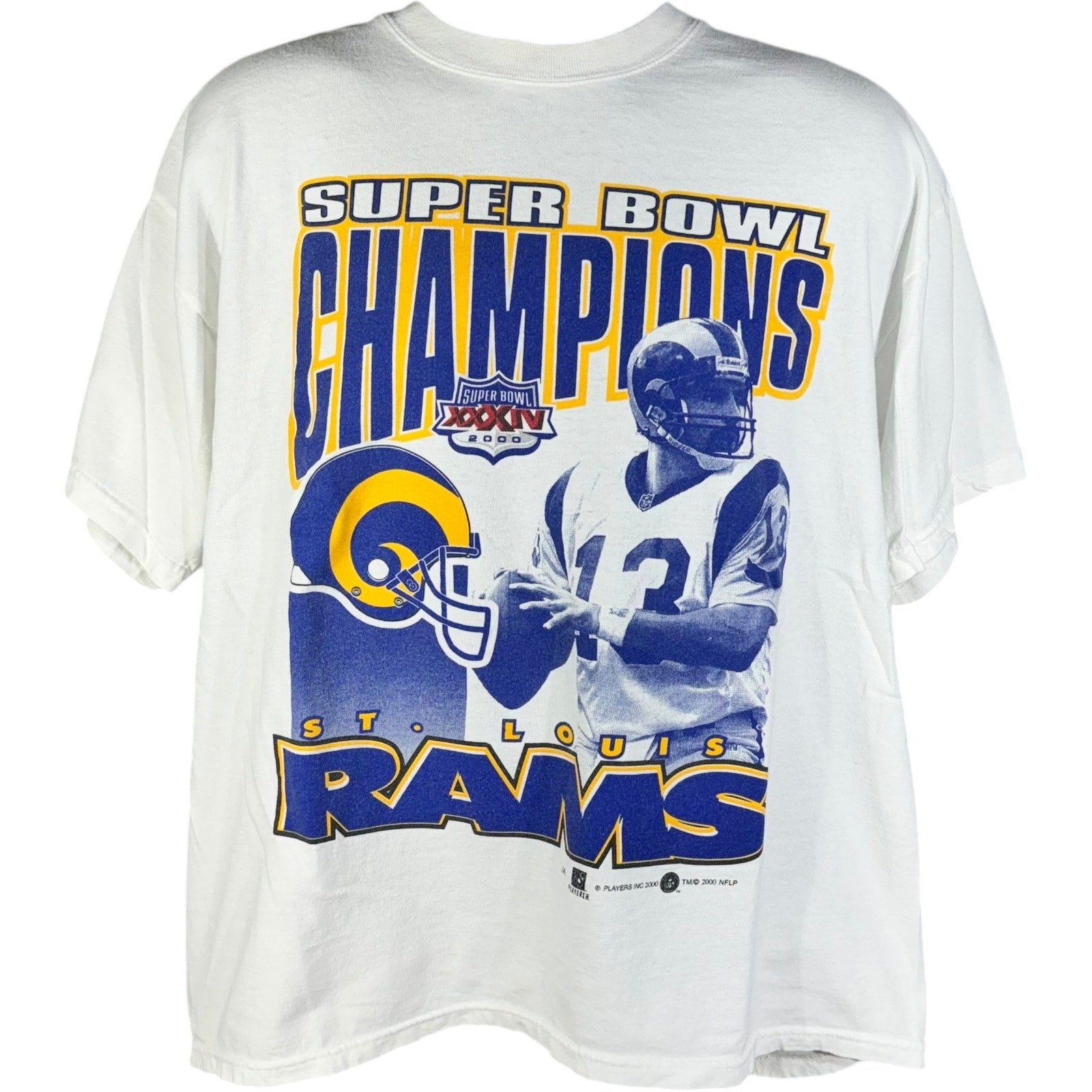 Vintage St. Louis Rams Super Bowl Champions NFL Tee 2000