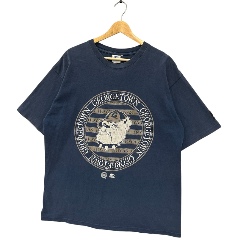 Vintage Starter Georgetown University Hoyas School Mascot Tee