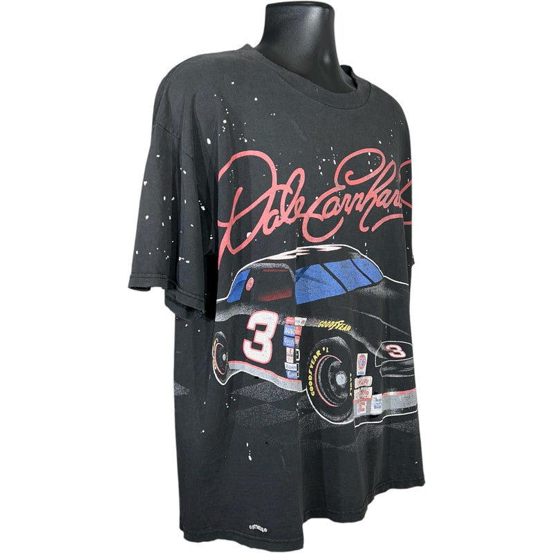 Vintage Dale Earnhardt "The Intimidator" AOP NASCAR Tee 90s