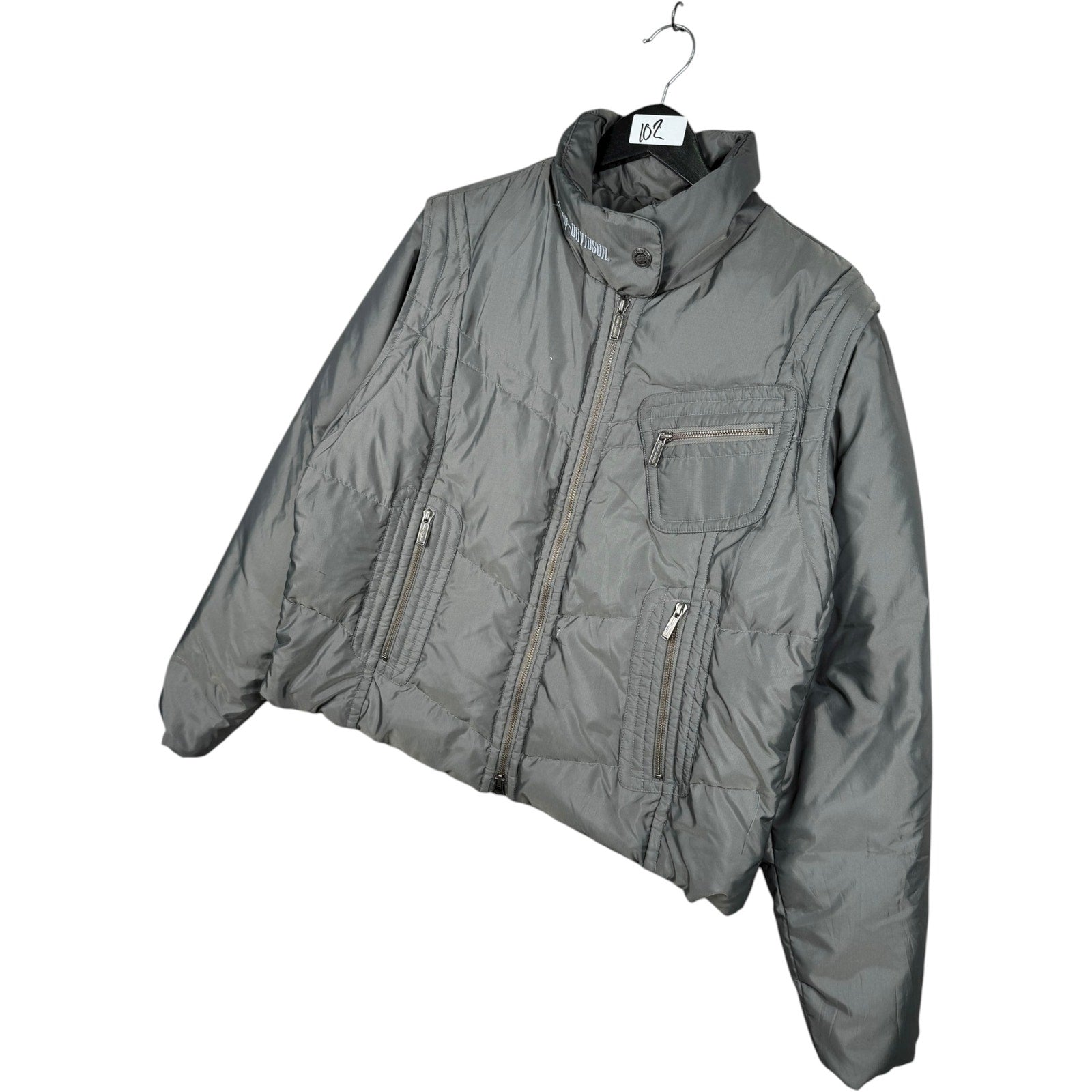 Vintage Harley Davidson Puffer Jacket